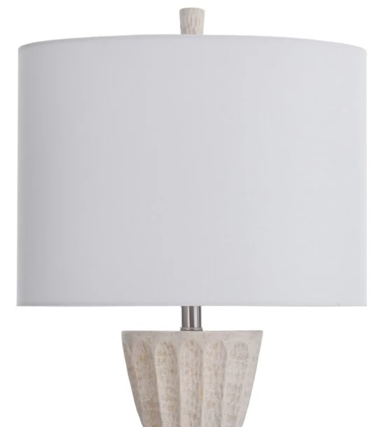 Stylecraft Brie Ivory Table Lamp 3 Stylecraft Brie Ivory Table Lamp - Image 3