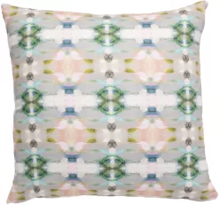 Laura Park Designs Indigo Girl Green 22" X 22" Throw Pillow