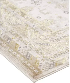 Feizy Aura Gold-Ivory 5' X 8' Rug -Furniture comprehensive store c6801d83 e70a 47e0 b41b 3b6f2faec88f