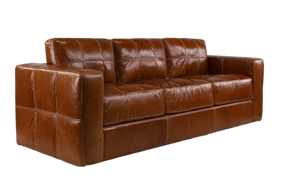 USA Premium Leather Furniture All Leather Sunset Sofa 3 USA Premium Leather Furniture All Leather Sunset Sofa - Image 3