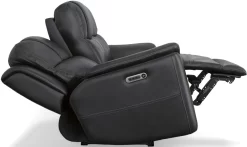 Flexsteel® Crew Raven Power Reclining Sofa With Power Headrests And Lumbar -Furniture comprehensive store c7d3aac6 0da4 4eac 84f9 0de9609169d0