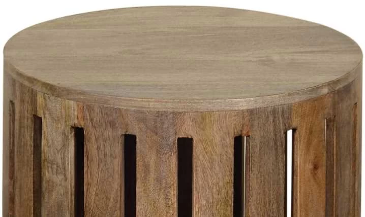 Crestview Collection Oscar Brown Accent Table 2 Crestview Collection Oscar Brown Accent Table - Image 2