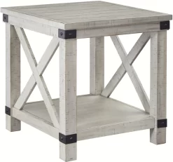 Signature Design By Ashley® Carynhurst Whitewash End Table