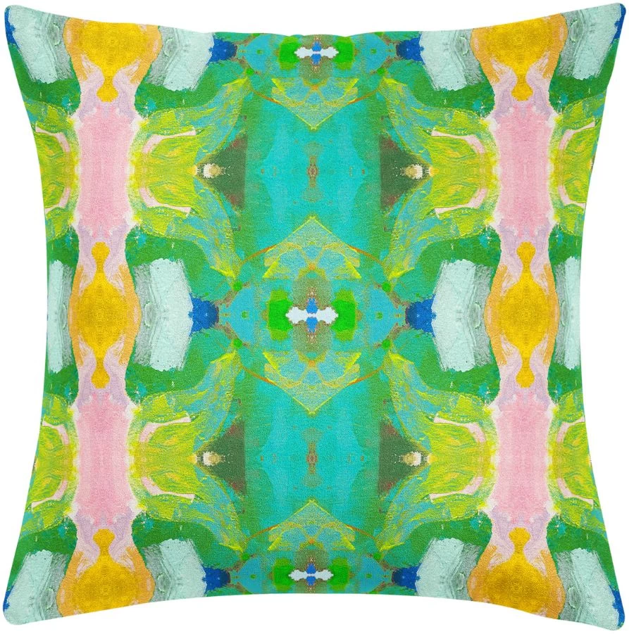 Laura Park Designs Boca Bay Green 22 X 22 Pillow 1 Laura Park Designs Boca Bay Green 22 X 22 Pillow