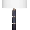 Bassett Mirror Ebeniste Black Marble/Brass Table Lamp