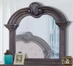 Avalon Furniture Medium Oak Crown Mirror
