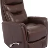 Parker House® Gemini Robust Manual Leather Swivel Glider Recliner
