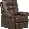 Catnapper® Ramsey Sable Power Lift Lay Flat Recliner With Heater And Massage