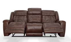 Man Wah Walnut Leather Power Reclining Sofa -Furniture comprehensive store cc61ded9 096c 4dc6 963b c19ad7a70d1c