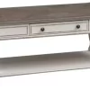 Liberty Magnolia Two-tone Manor Cocktail Table