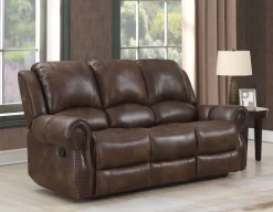 Steve Silver Co.® Navarro Saddle Brown Reclining Sofa -Furniture comprehensive store ccd1b4a3 d5f4 4de4 8d08 d8ea25c2a99f