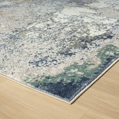 LR Home Antalya Beige/Dark Gray 5'x7' Area Rug 4 LR Home Antalya Beige/Dark Gray 5'x7' Area Rug - Image 4