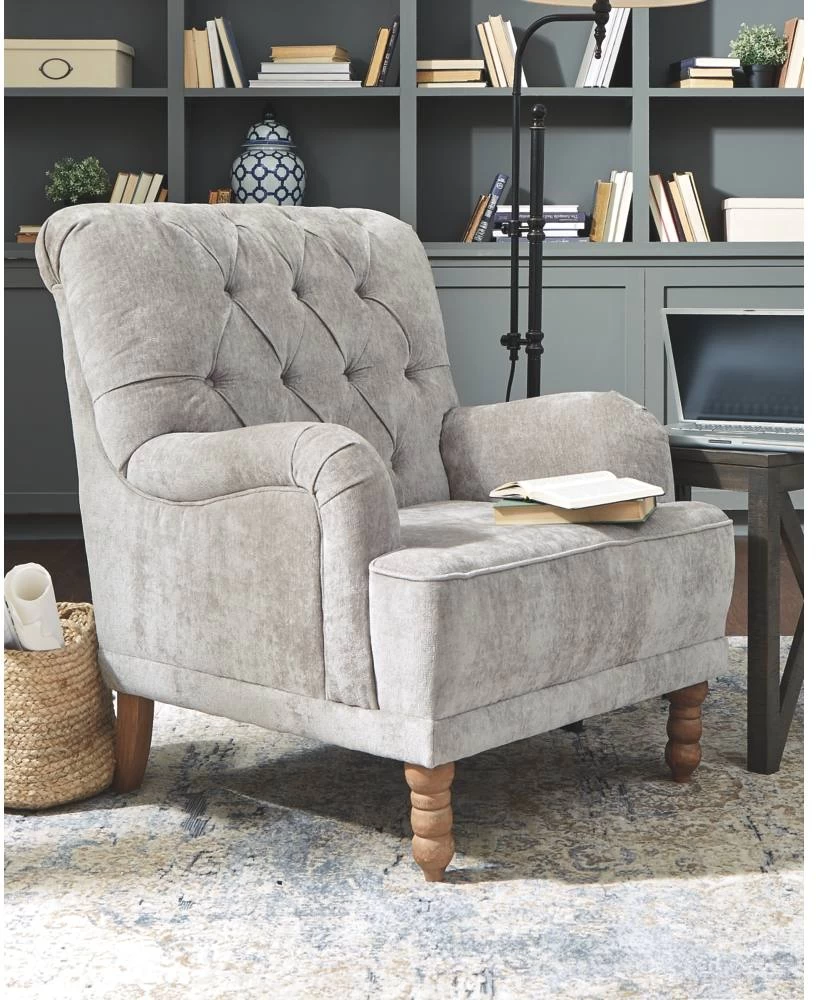 Signature Design By Ashley® Dinara Dove Gray Accent Chair 5 Signature Design By Ashley® Dinara Dove Gray Accent Chair - Image 5