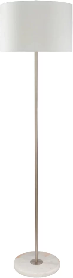 Surya Becker Silver Floor Lamp