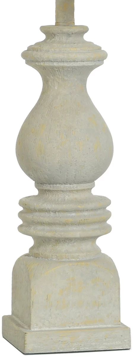 Stylecraft Resin White Table Lamp 5 Stylecraft Resin White Table Lamp - Image 5