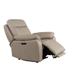 Man Wah Ivory Leather Power Zero Gravity Recliner -Furniture comprehensive store d22c10de f0c6 400e a803 84200fbc372c scaled