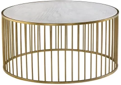 Alder & Tweed Furniture Company Retro Antique Brass Coffee Table