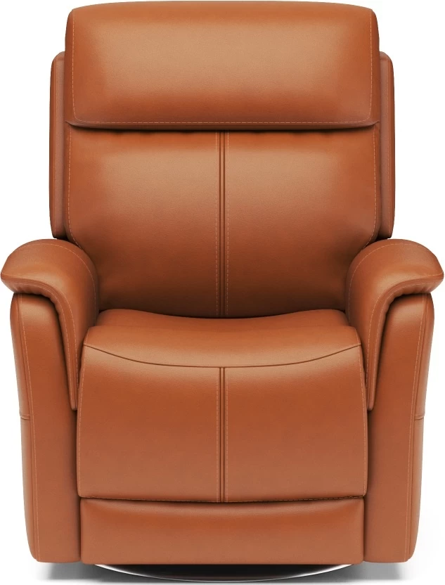 Flexsteel® View Light Gray Swivel Power Recliner With Power Headrest And Lumbar 6 Flexsteel® View Light Gray Swivel Power Recliner With Power Headrest And Lumbar - Image 6