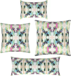 Laura Park Designs Alphabet Soup Multi 14" X 20" Pillow -Furniture comprehensive store d3079ac0 a102 4a90 9fb3 2ec9150b77f6