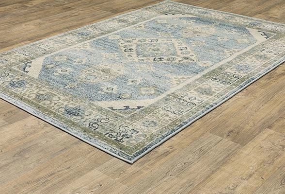 Oriental Weavers™ Branson Blue 8'x10' Rug 2 Oriental Weavers™ Branson Blue 8'x10' Rug - Image 2