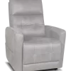 Moto Motion Stonewash Dove Power Lay Flat Lift Recliner