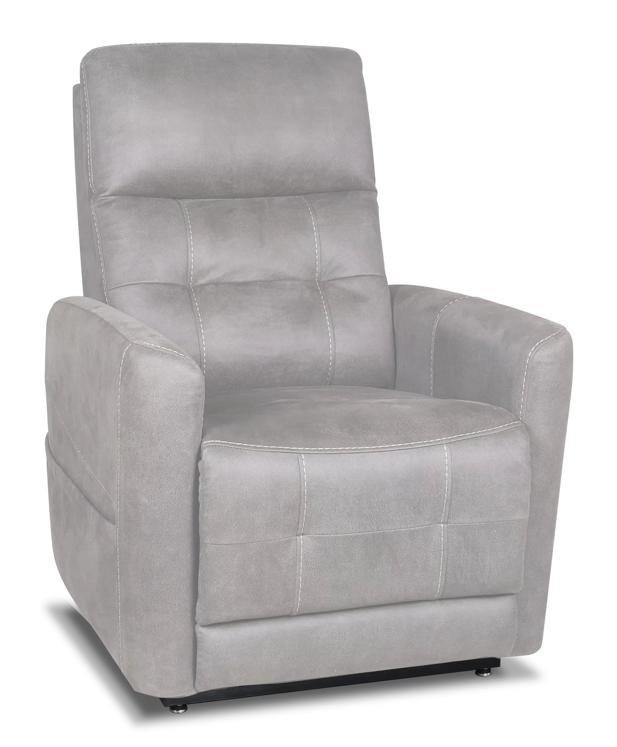Moto Motion Stonewash Dove Power Lay Flat Lift Recliner 1 Moto Motion Stonewash Dove Power Lay Flat Lift Recliner