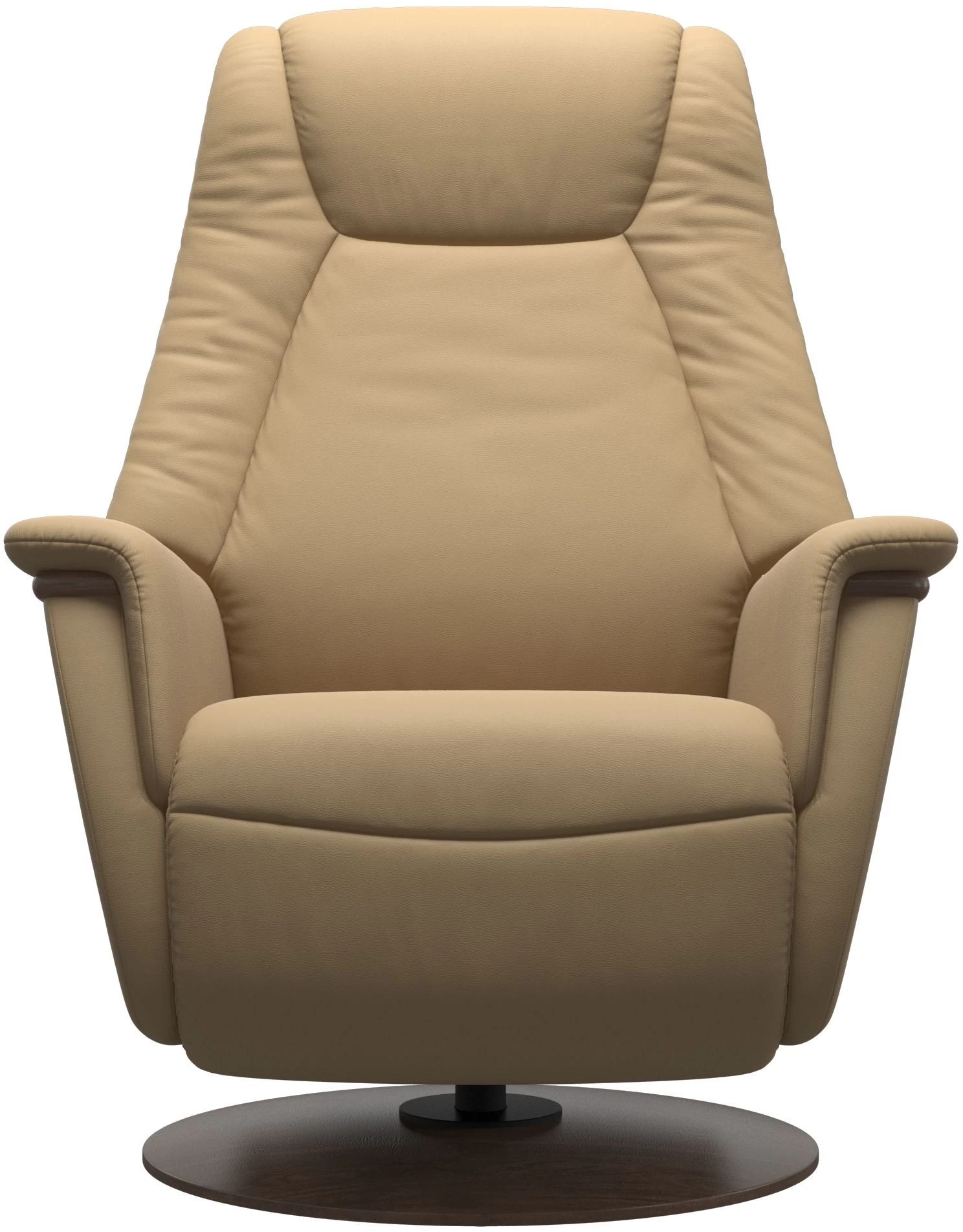 Stressless® By Ekornes® Max Medium All Leather Sand Power Swivel Recliner Chair 2 Stressless® By Ekornes® Max Medium All Leather Sand Power Swivel Recliner Chair - Image 2