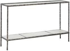 Signature Design By Ashley® Ryandale Antique Pewter Console Sofa Table