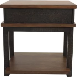 Signature Design By Ashley® Stanah Two Tone End Table -Furniture comprehensive store d6140163 8bb9 4887 b10f b41b1092e7ec