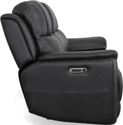 Flexsteel® Crew Raven Power Reclining Sofa With Power Headrests And Lumbar -Furniture comprehensive store d620bfe7 443e 4168 a20b 7f6ecde4194a