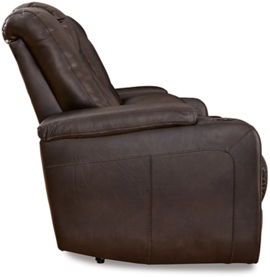 Signature Design By Ashley® Mancin Chocolate Reclining Loveseat With Console 4 Signature Design By Ashley® Mancin Chocolate Reclining Loveseat With Console - Image 4