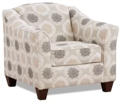 Affordable Furniture Daisy Chain Silver/Gold Accent Chair