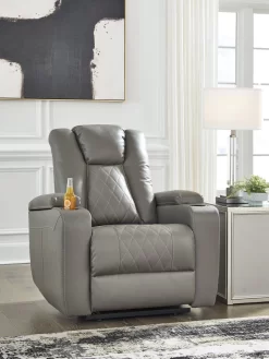Signature Design By Ashley® Mancin Gray Recliner -Furniture comprehensive store d74bb066 92c9 42c8 9d6c 7fba359c7388