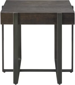 Signature Design By Ashley® Drewing Dark Brown Square End Table