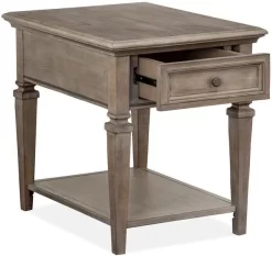 Magnussen Home® Lancaster Dovetail Grey Rectangular End Table -Furniture comprehensive store d951e7ca d2ce 4772 920c 727778ffc07c