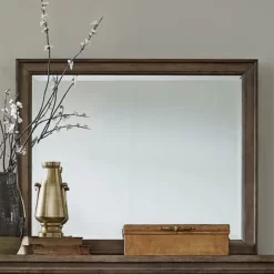 Liberty Americana Farmhouse Dusty Taupe Mirror -Furniture comprehensive store d992b047 4707 402c 8462 b3ebf7d63c82