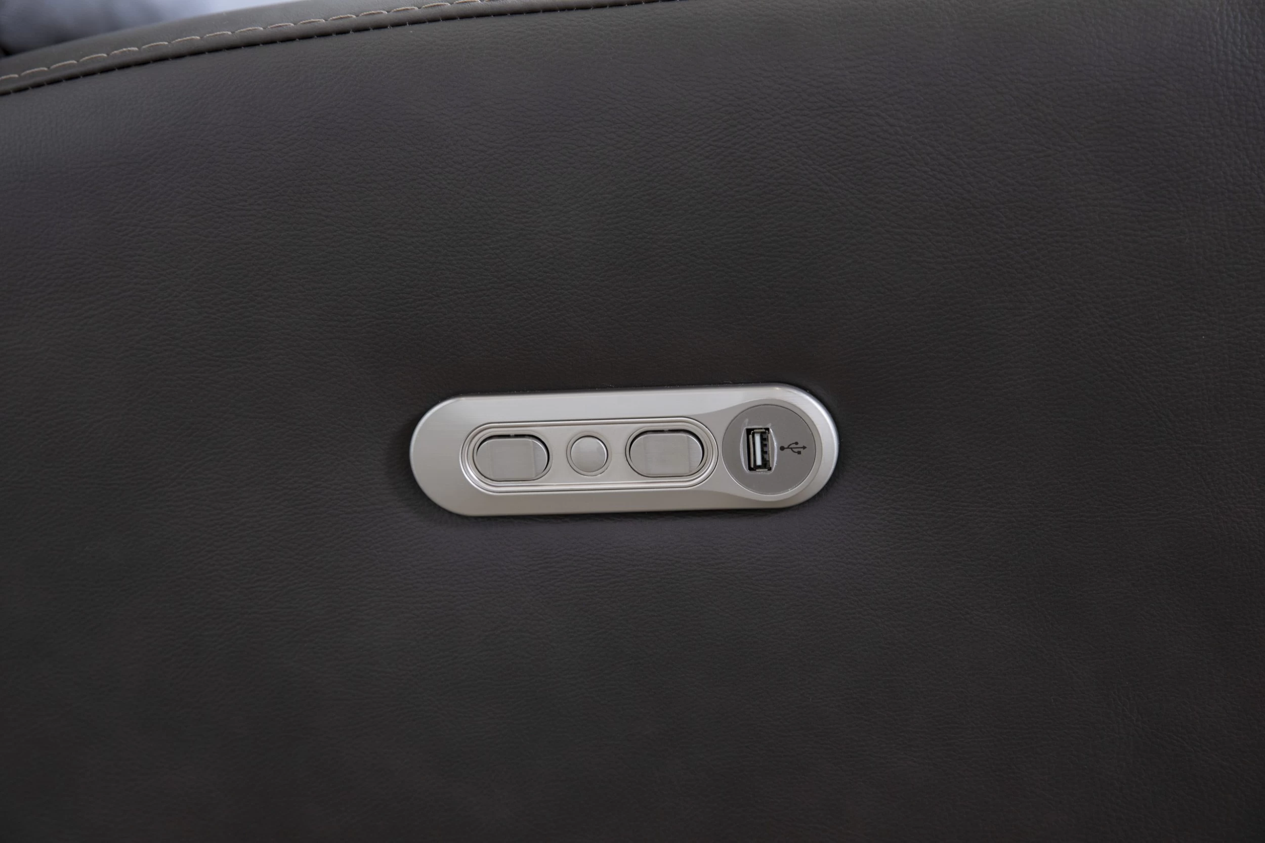 Flexsteel® Jarvis Grey Leather Power Reclining Sofa 6 Flexsteel® Jarvis Grey Leather Power Reclining Sofa - Image 6