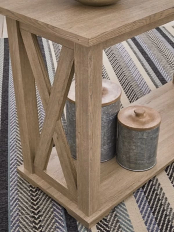 Signature Design By Ashley® Elmferd Light Brown Sofa Table 5 Signature Design By Ashley® Elmferd Light Brown Sofa Table - Image 5