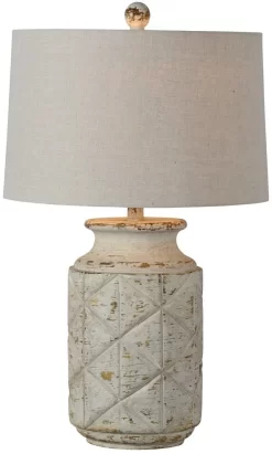 Forty West Hampton White Table Lamp
