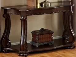 Crown Mark Madison Brown Sofa Table