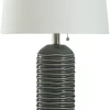 Stylecraft Ceramic Gray Table Lamp