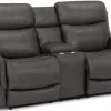 Franklin™ Brixton Holster Steel Manual Reclining Console Loveseat