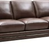 Leather Italia™ Georgetowne Bayliss Rustic Brown Sofa
