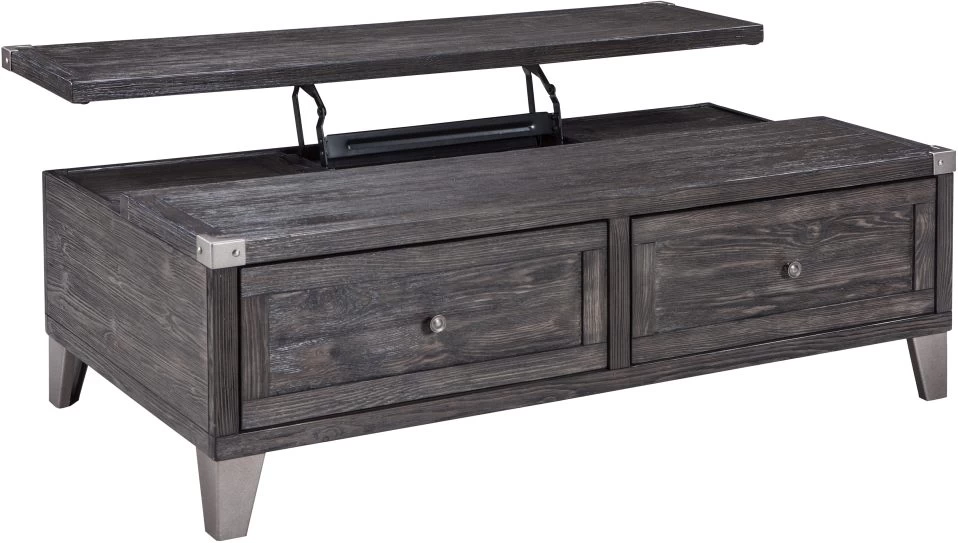 Signature Design By Ashley® Todoe Dark Gray Lift Top Coffee Table 5 Signature Design By Ashley® Todoe Dark Gray Lift Top Coffee Table - Image 5
