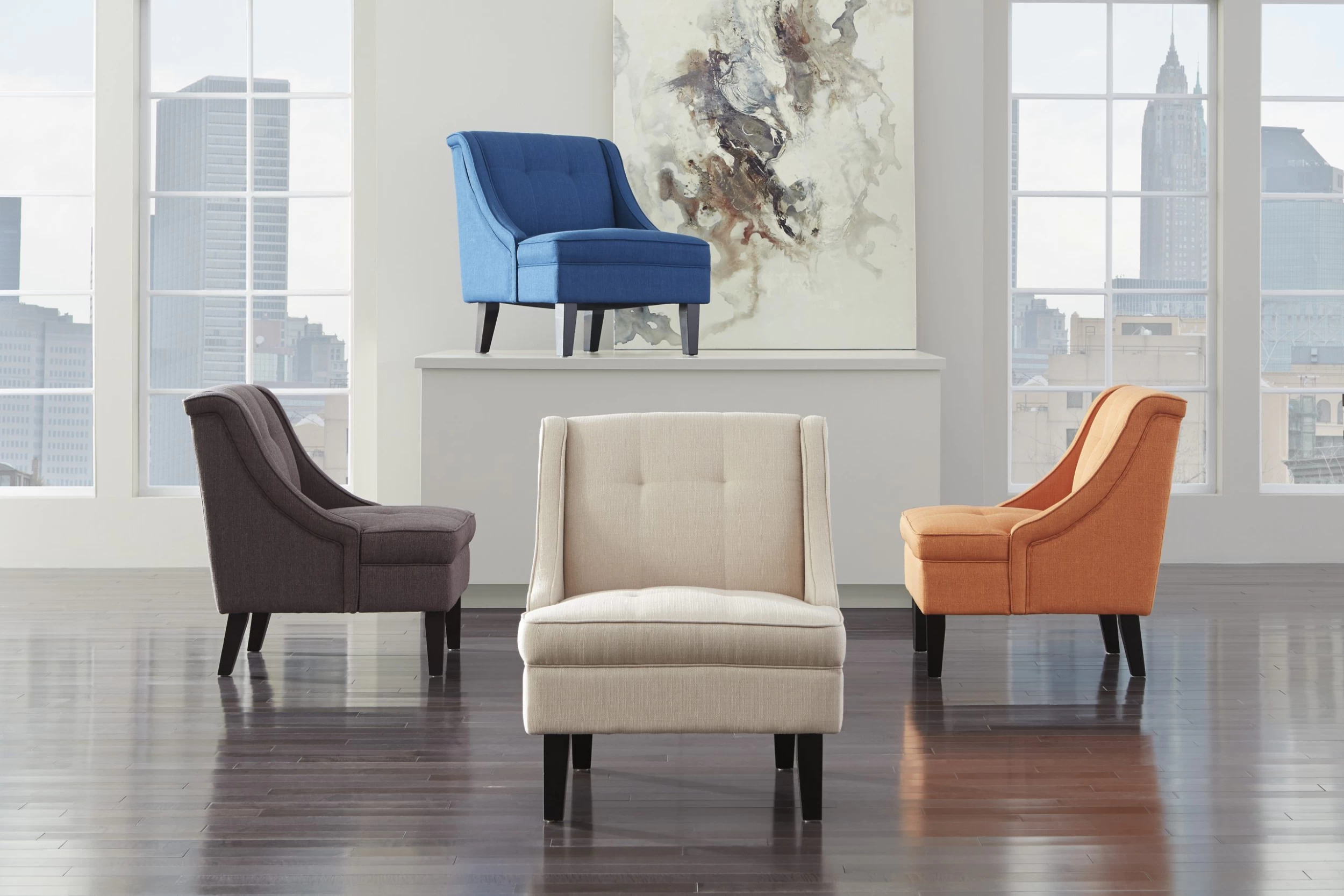 Signature Design By Ashley® Clarinda Cream Accent Chair 4 Signature Design By Ashley® Clarinda Cream Accent Chair - Image 4