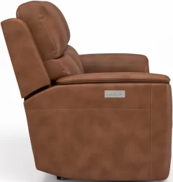 Flexsteel® Henry Russet Power Reclining Sofa With Power Headrests And Lumbar -Furniture comprehensive store dd5cb4b6 ac79 475c a7fd 379f017dc6de