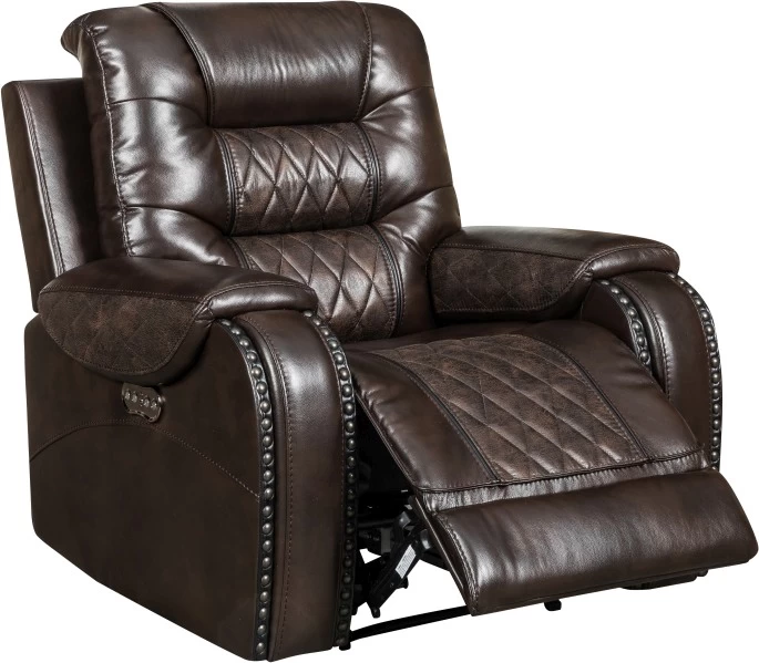 Vogue Furniture Dark Chocolate Manual Recliner 3 Vogue Furniture Dark Chocolate Manual Recliner - Image 3