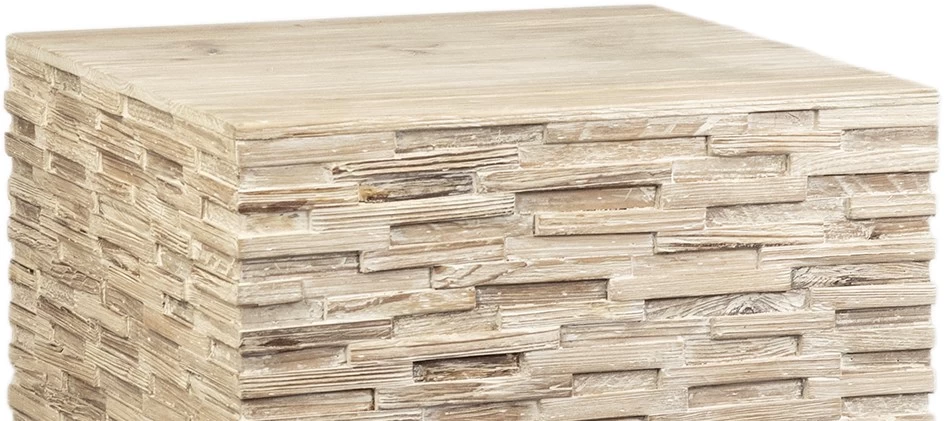 Dovetail Furniture Hoover Grey/White Stain And Seal Finish End Table 2 Dovetail Furniture Hoover Grey/White Stain And Seal Finish End Table - Image 2