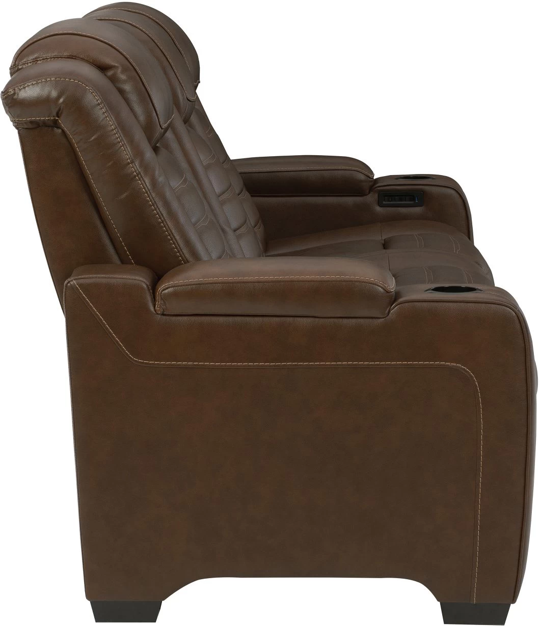 Signature Design By Ashley® Backtrack Chocolate Leather Power Reclining Sofa With Adjustable Headrest 6 Signature Design By Ashley® Backtrack Chocolate Leather Power Reclining Sofa With Adjustable Headrest - Image 6