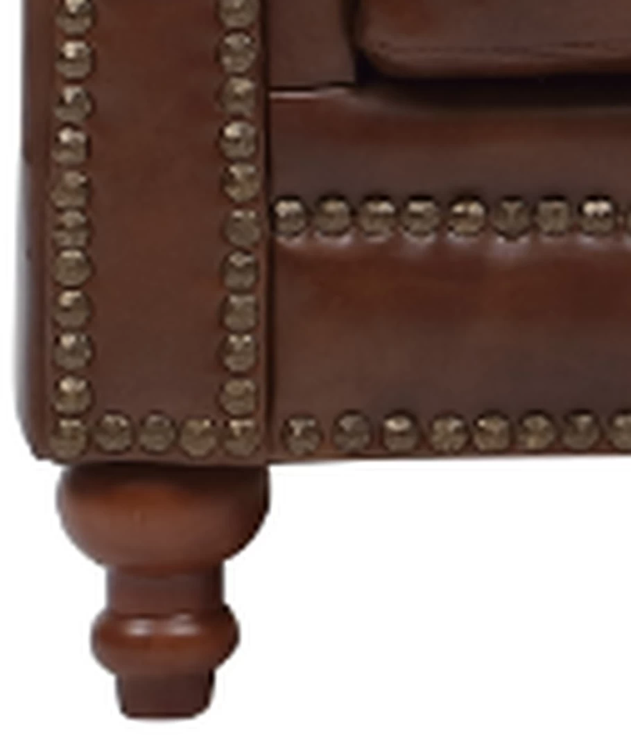 Leather Italia™ Georgetowne Butler Brown Sofa 3 Leather Italia™ Georgetowne Butler Brown Sofa - Image 3